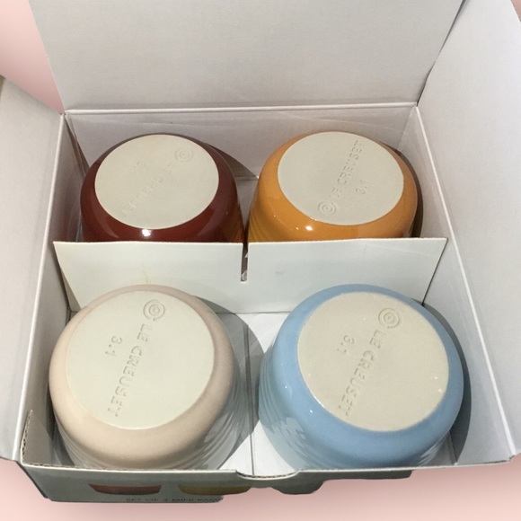 Le Creuset Stoneware Mini Ramekins Set of 4 (Elements Collection) - Picture 2 of 6